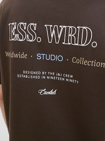 JACK & JONES Shirt 'JJEURBAN EDGE STUDIO' in Brown