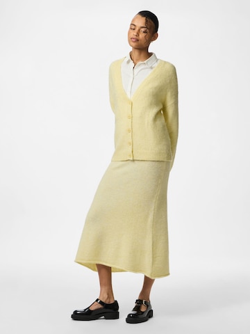 Gonna 'PCPam' di PIECES in beige