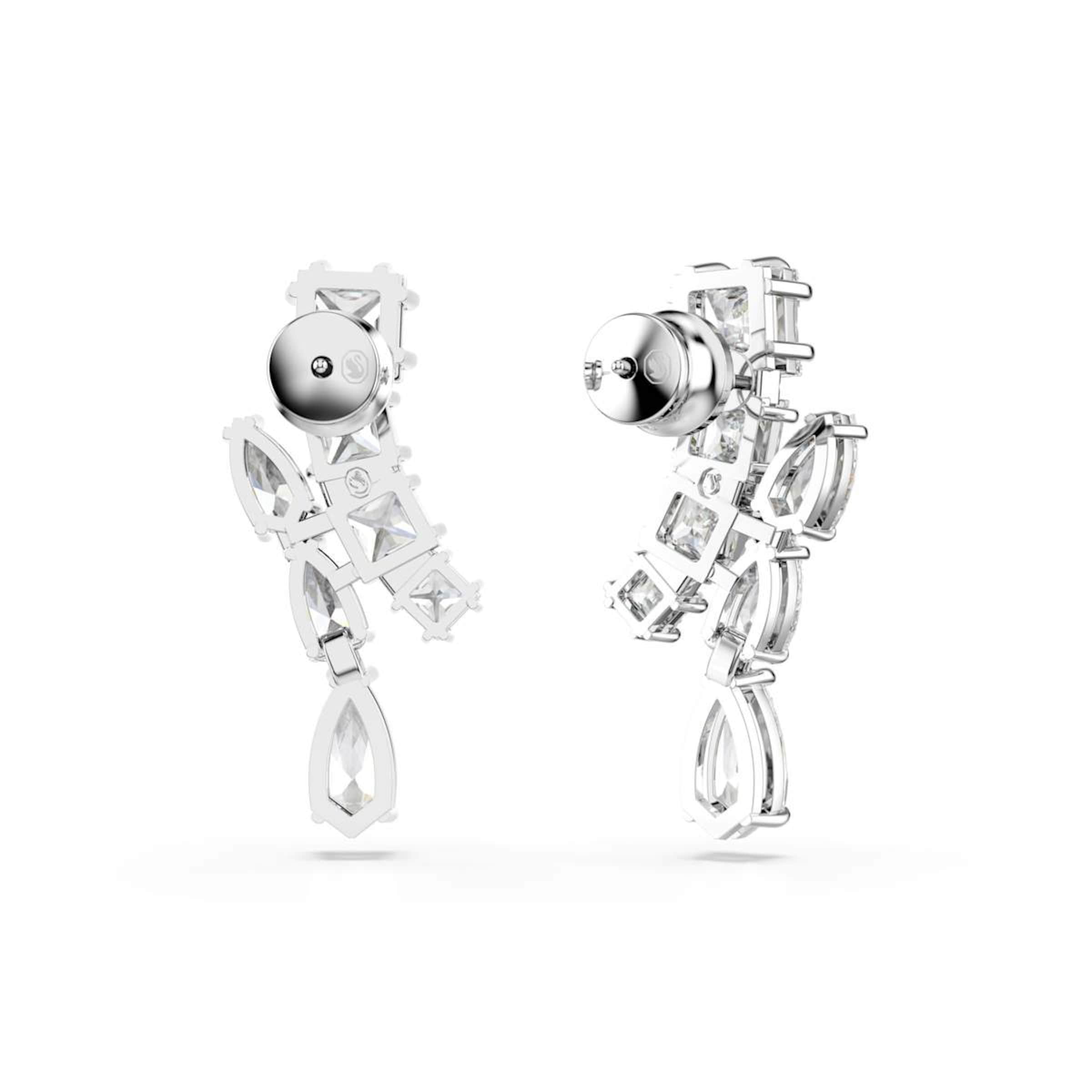 Boucles d'oreilles Swarovski en argent