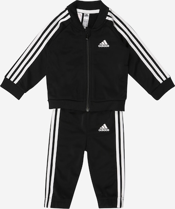 ADIDAS SPORTSWEAR Trainingsanzug '3-Stripes' in Schwarz: Vorderseite
