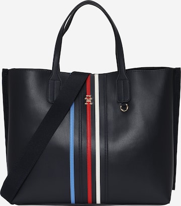 TOMMY HILFIGER Shopper 'Iconic' in Blauw: voorkant