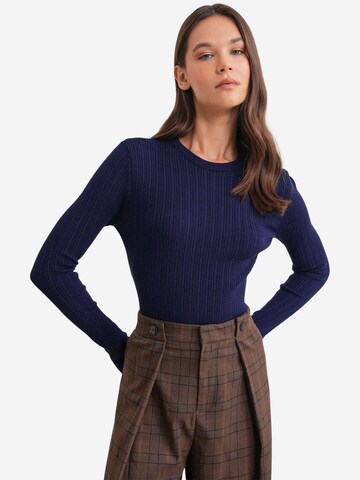 Pullover di MixRay in blu: frontale