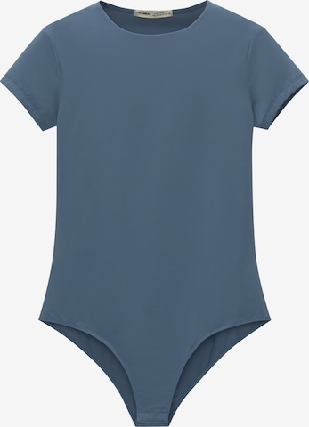 Pull&BearBodi majica - plava boja: prednji dio
