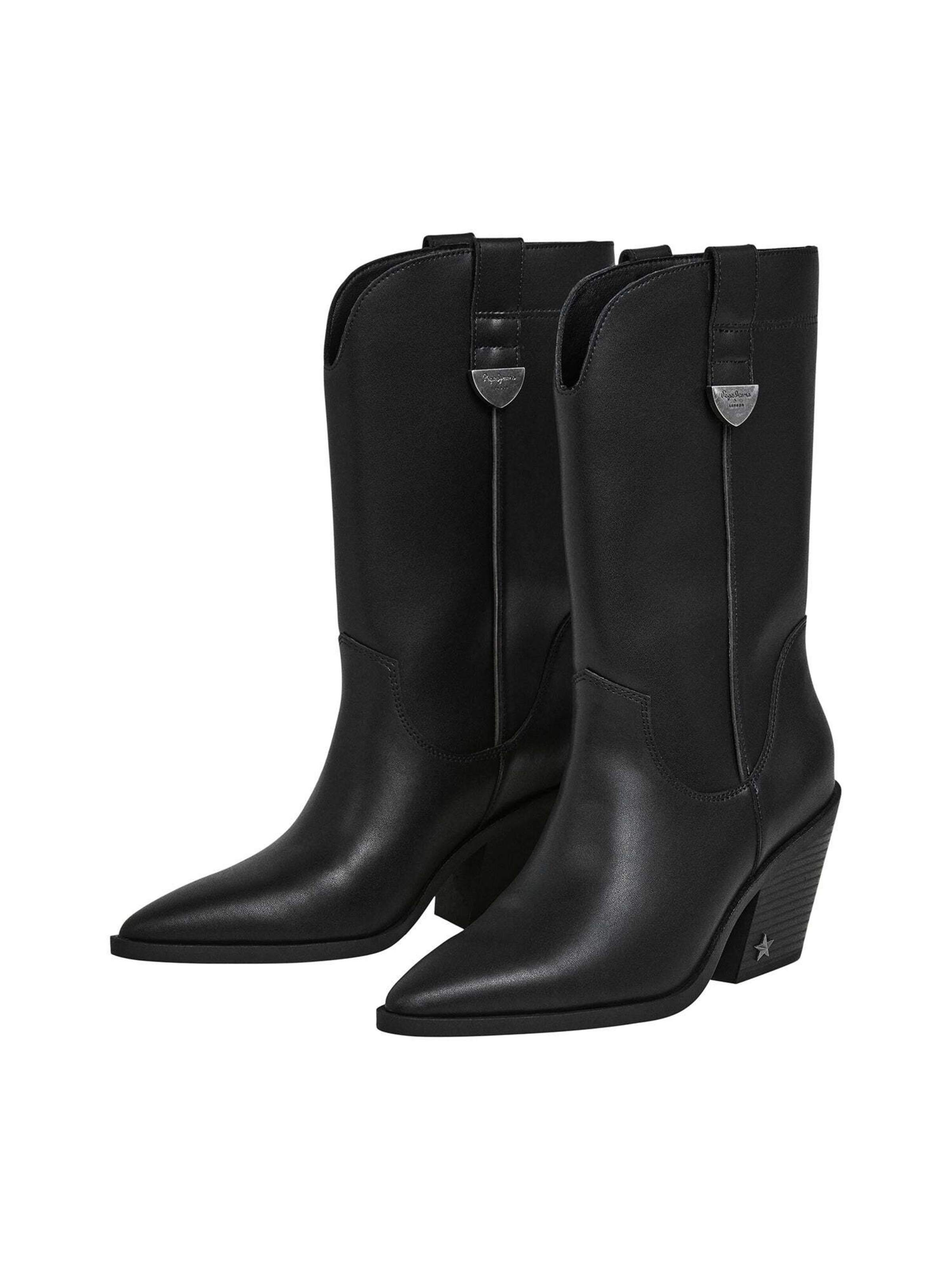 Stivale da cowboy 'Gina' di Pepe Jeans in nero