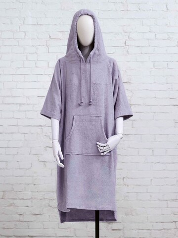 TOM TAILOR Long Bathrobe in Purple