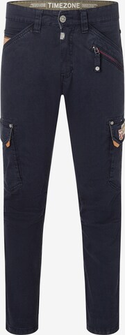 TIMEZONE Cargo Pants 'Roger' in Blue: front