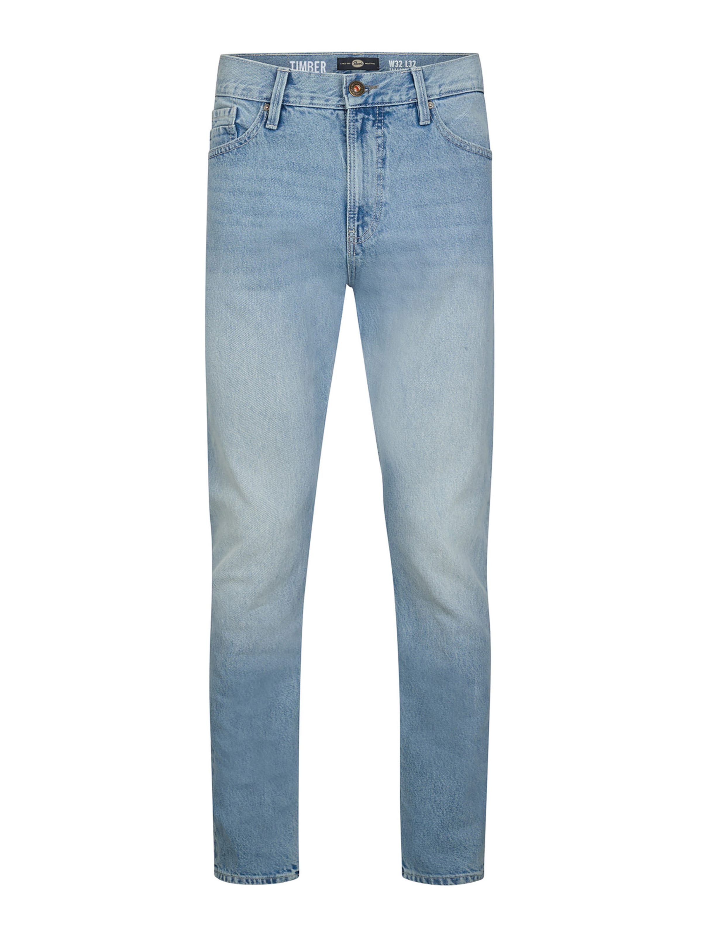 Coupe slim Jean Petrol Industries en bleu : devant