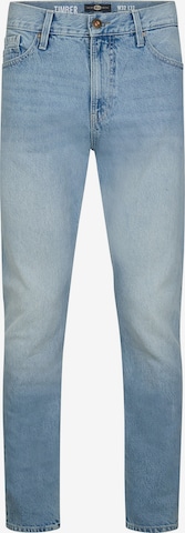 Coupe slim Jean Petrol Industries en bleu : devant