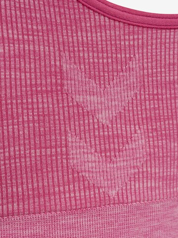 Hummel Bustier Sport-BH in Pink
