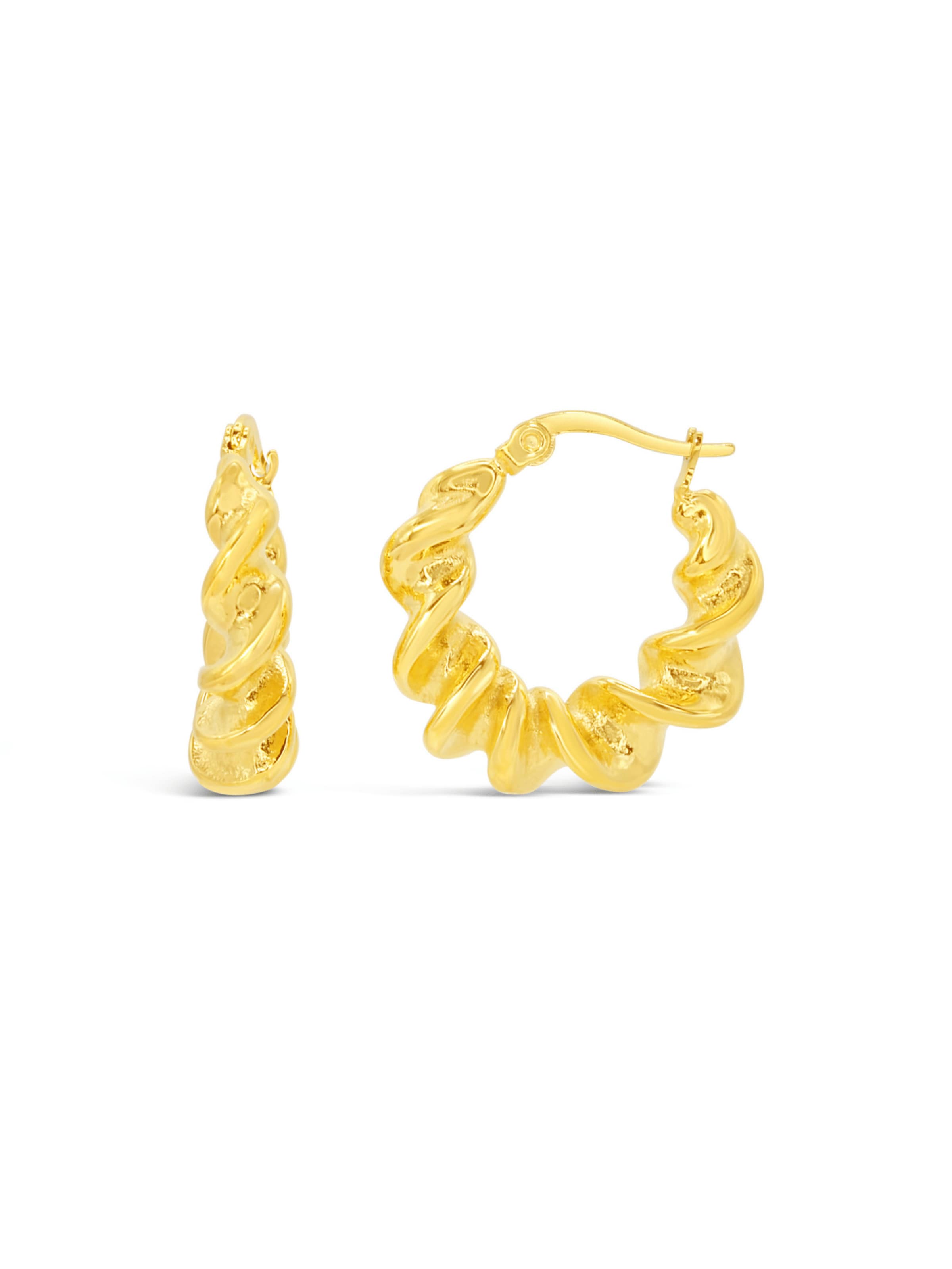 ARS-ARGENTI Ohrringe 'GLÜCKSGEFÜHL'‌‌‌‌‌‌‌ in Gold: Vorderseite