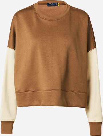 Polo Ralph Lauren Sweatshirt in Bruin: voorkant