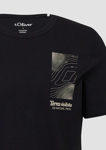 T-Shirt s.Oliver en noir