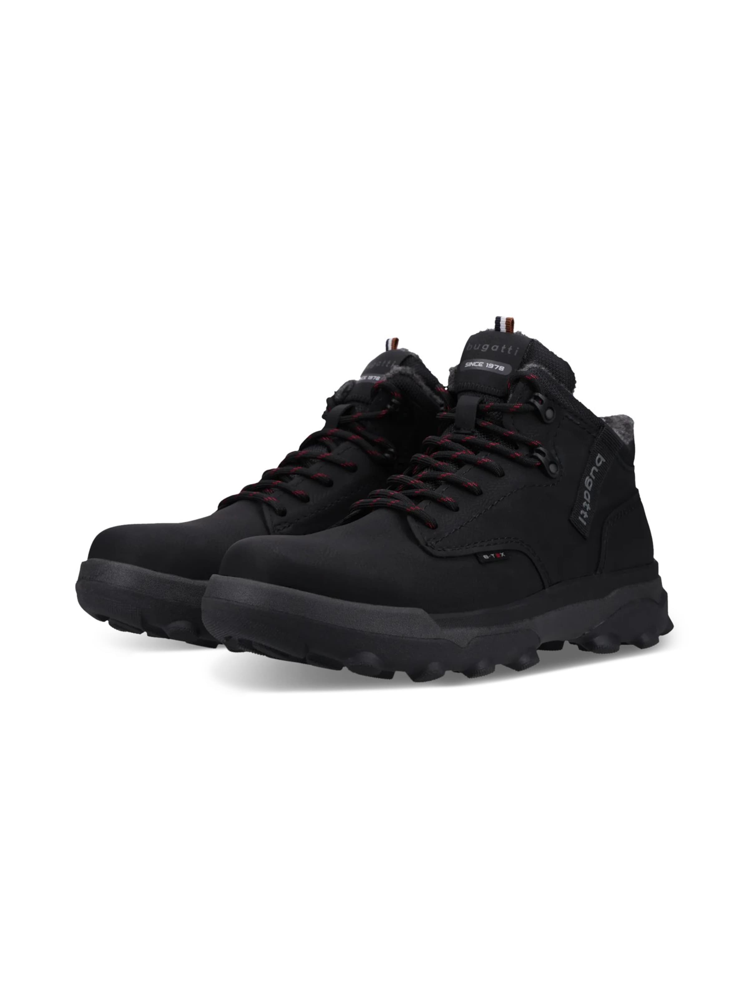 bugatti Lace-up boots in Black