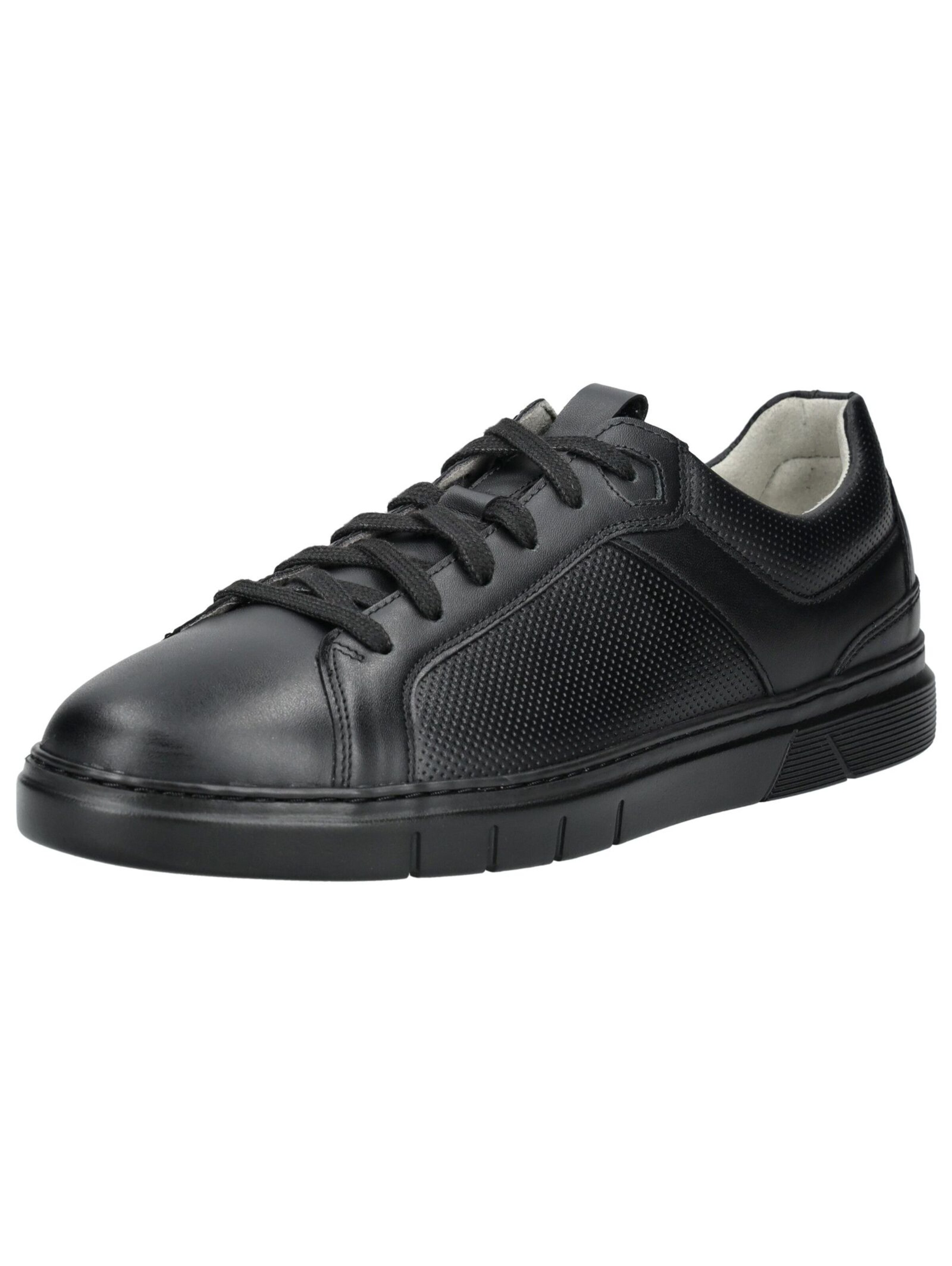 Sneaker bassa di Pius Gabor in nero: frontale