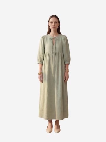 My fashion - Vestido em verde: frente