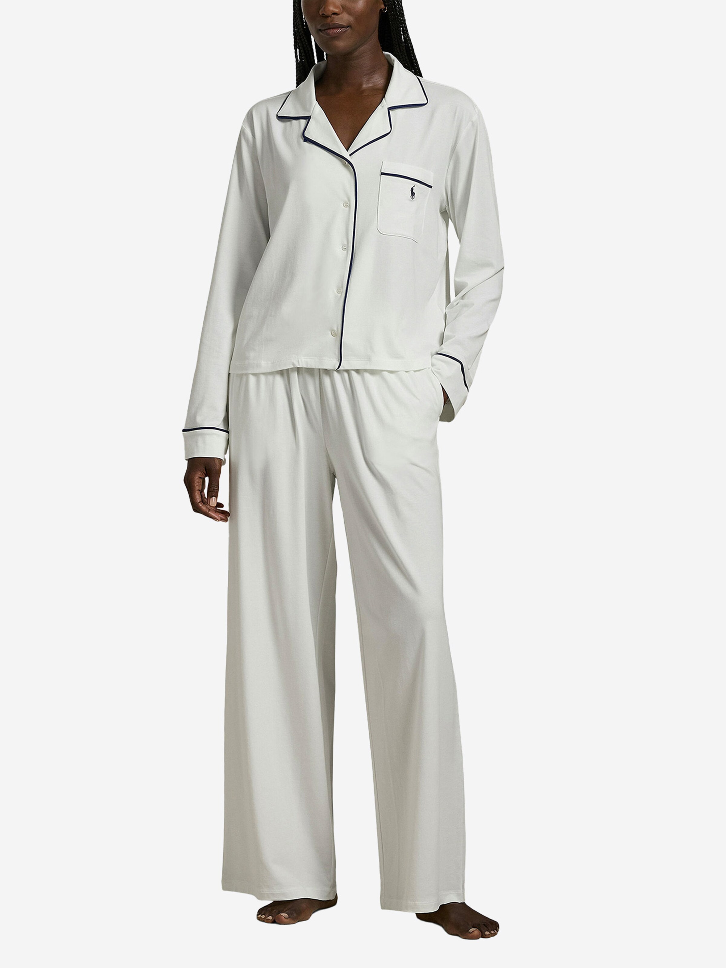 Pyjama ' Polo Essentials ' Polo Ralph Lauren en blanc