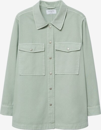 VIOLETA by Mango Veste mi-saison 'Nora' en vert fluo, Vue avec produit