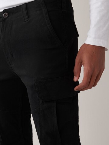 Next Tapered Cargobroek in Zwart