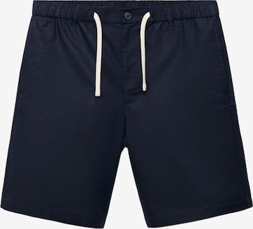 MANGO MAN Normalny krój Chinosy 'CABRERA' w kolorze niebieski: przód