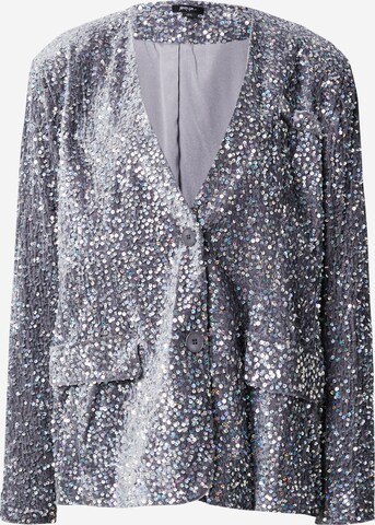 Nasty Gal Blazer 'Premium' in Silver: front