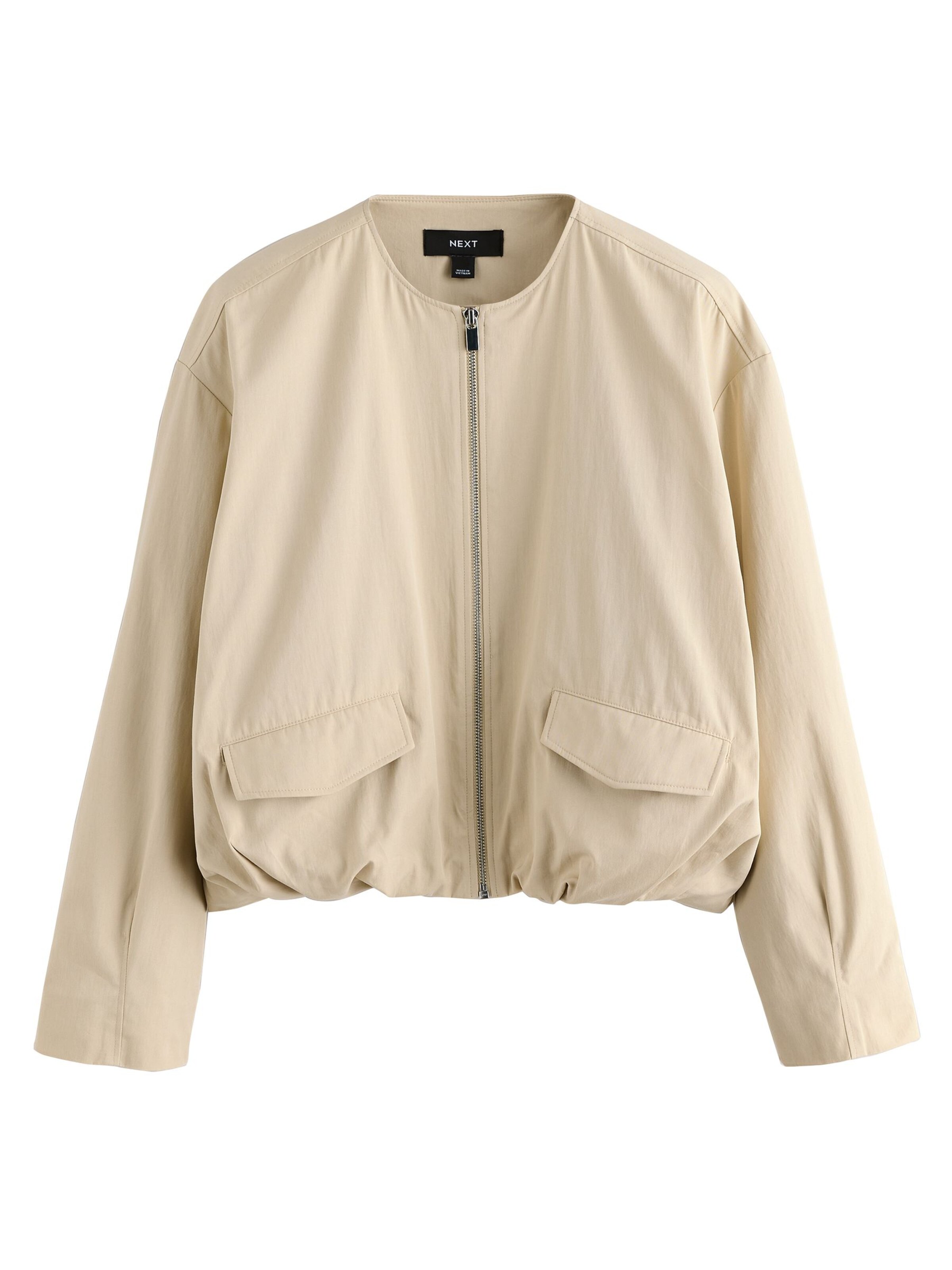 Next Tussenjas in Beige: voorkant