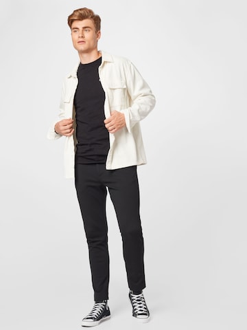 Clean Cut CopenhagenSlimfit Chino hlače 'Milano' - crna boja