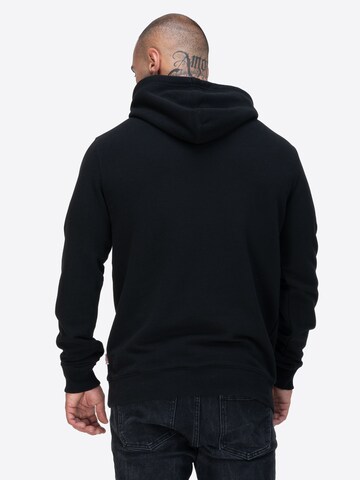 LONSDALE - Sweatshirt 'Claughton' em preto