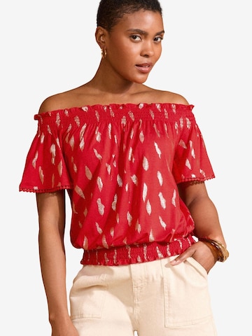 love & roses Shirt in Red: front