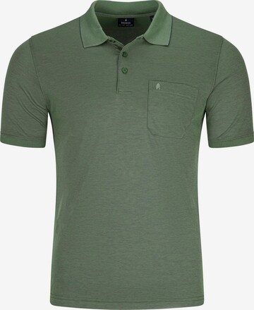 Ragman Shirt 'Basic' in Grün: Vorderseite