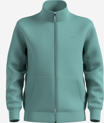 s.Oliver Sweat jacket in Blue: front