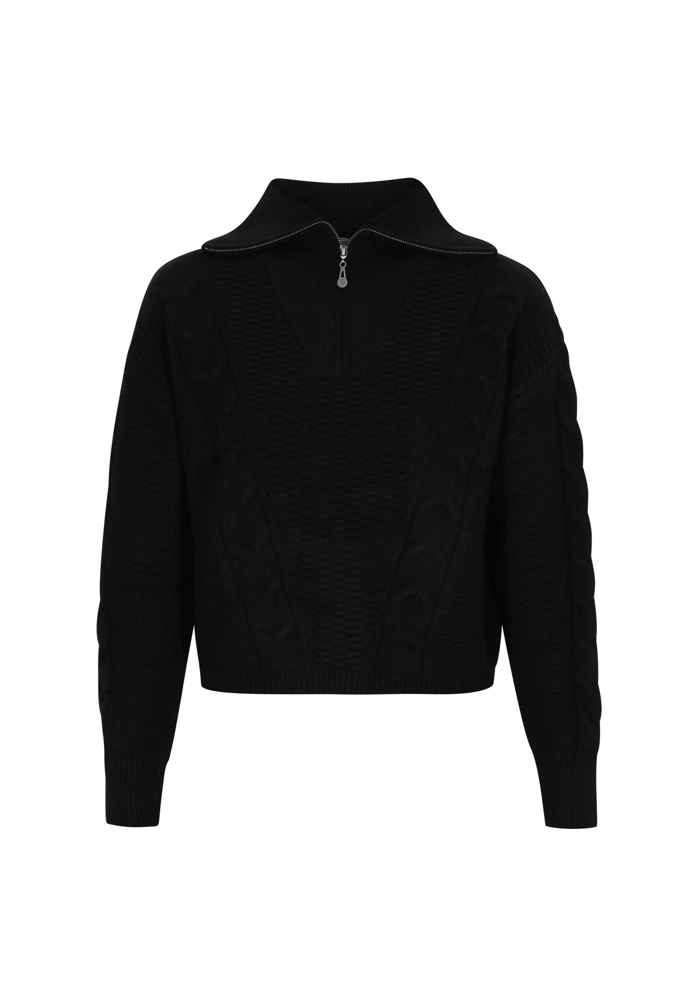 DreiMaster Vintage Sweater in Black: front