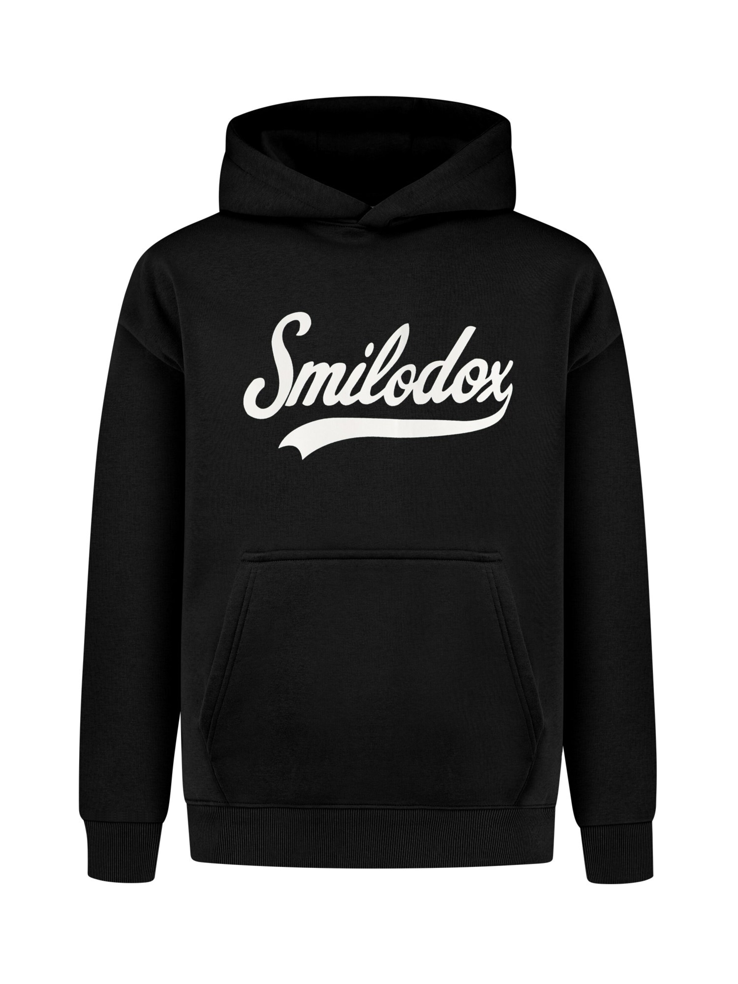 Smilodox Sweatshirt ' Lorik ' in Schwarz: Vorderseite