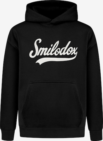 Smilodox Sweatshirt ' Lorik ' in Black: front