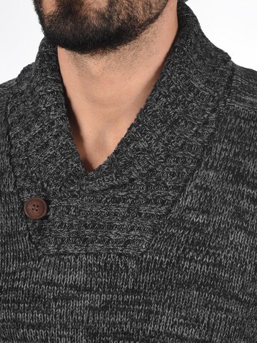 !Solid Sweater 'Phil' in Grey