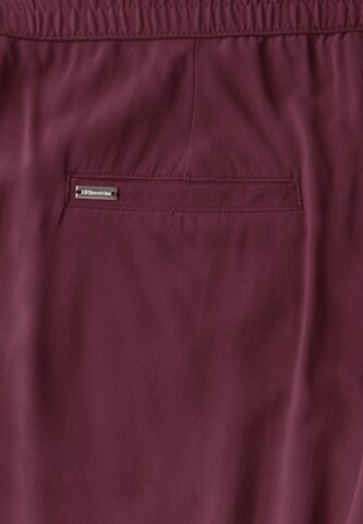 STREET ONE Loosefit Hose 'Emee' in Rot