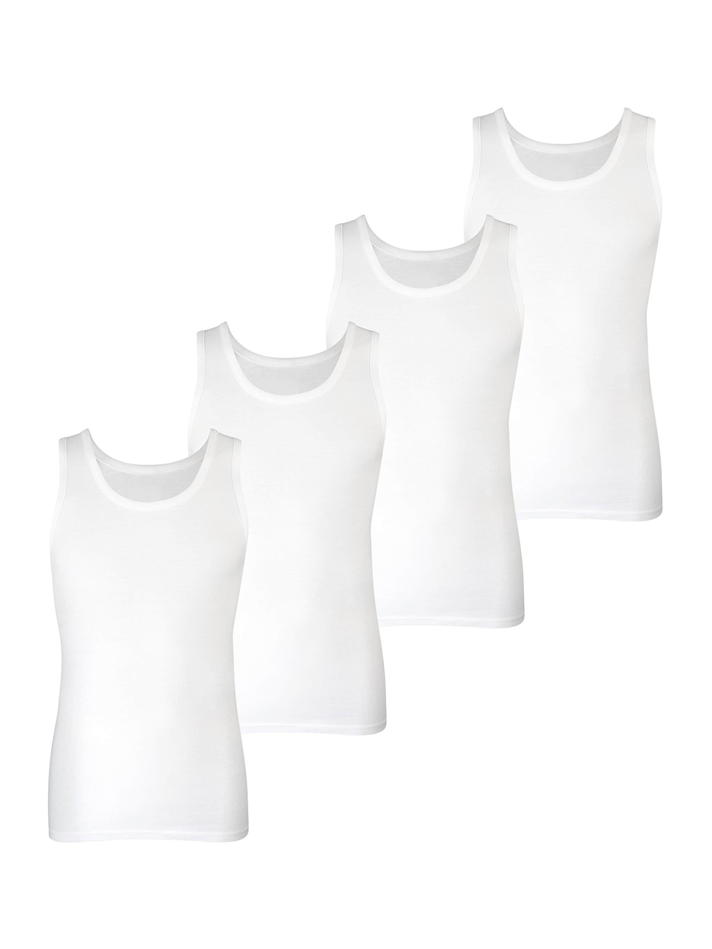 Nur Die Undershirt ' Basic Alltag Tanktop ' in White: front