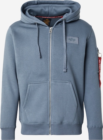 ALPHA INDUSTRIESGornji dio trenirke - plava boja: prednji dio