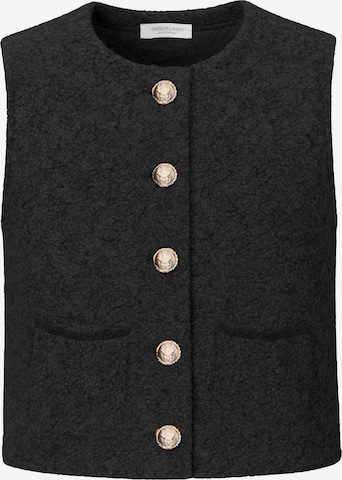SASSYCLASSY Weste in Schwarz: Vorderseite