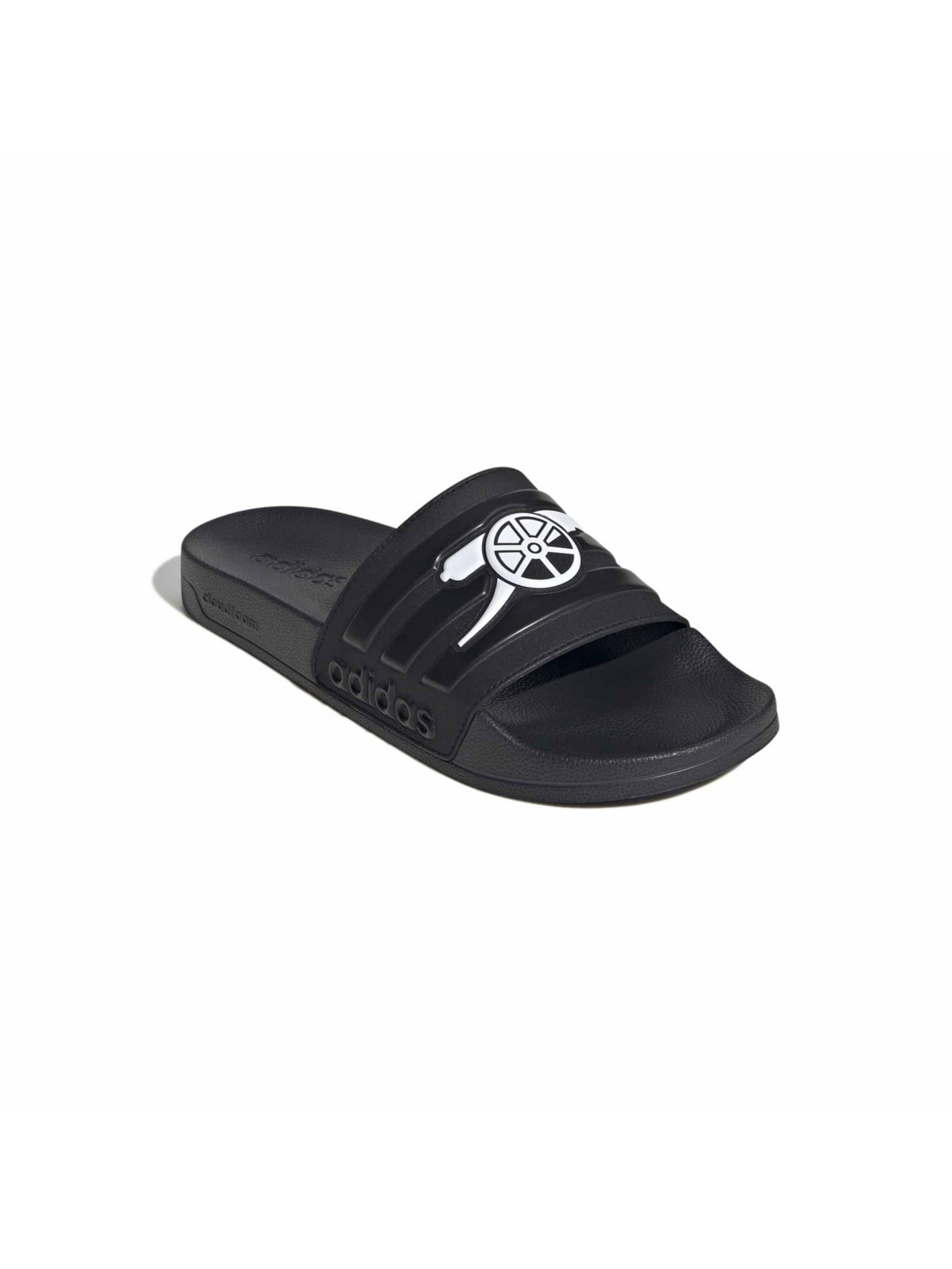 melns ADIDAS SPORTSWEAR čības 'ADILETTE Arsenal': no priekšpuses