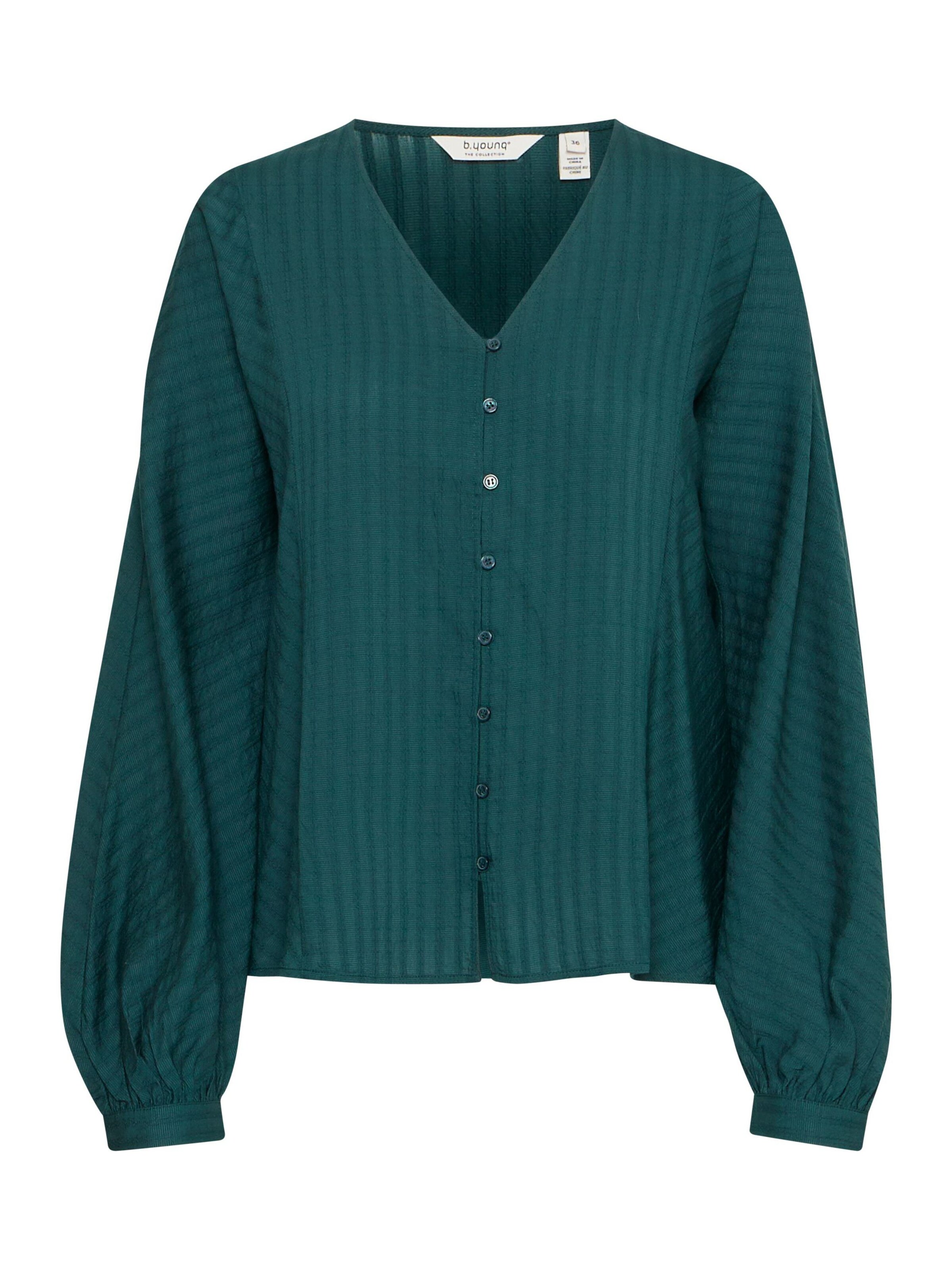 b.young Bluse in Grün: Vorderseite