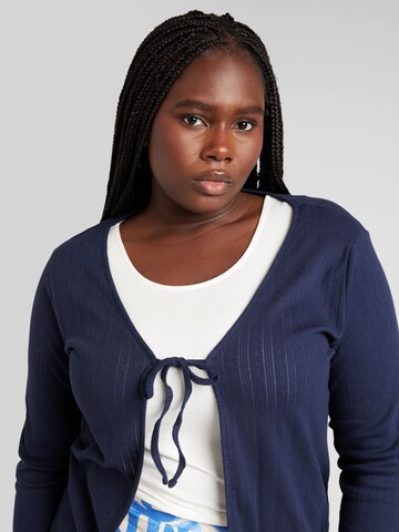 ONLY Carmakoma Strickjacke 'CARSALSA' in Blau