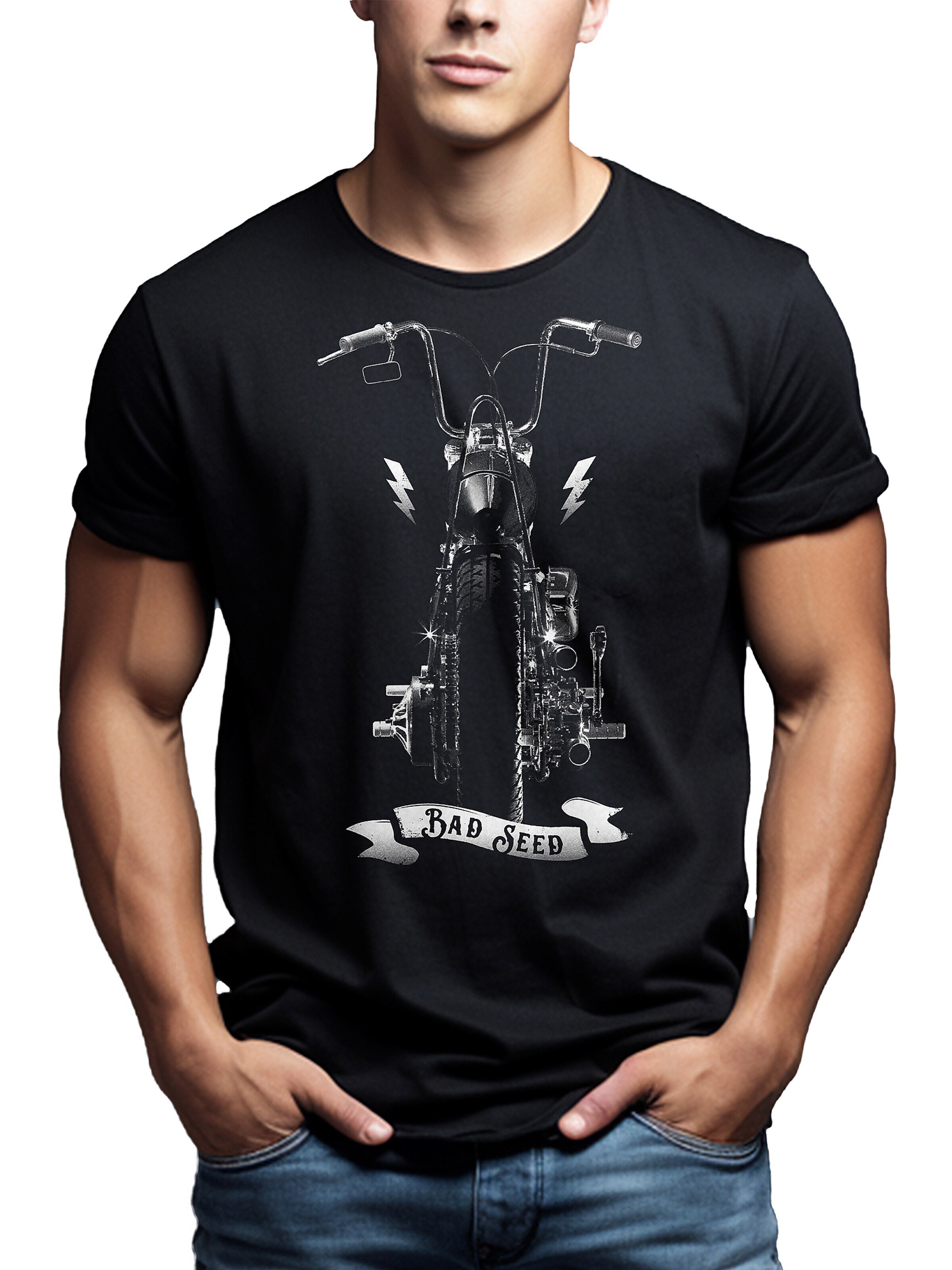 MAKAYA Shirt 'Bad Seed' in Black