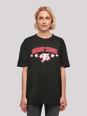 Maglia extra large 'Disney High School Musical The Musical Wildcat Stars' di F4NT4STIC in nero: frontale