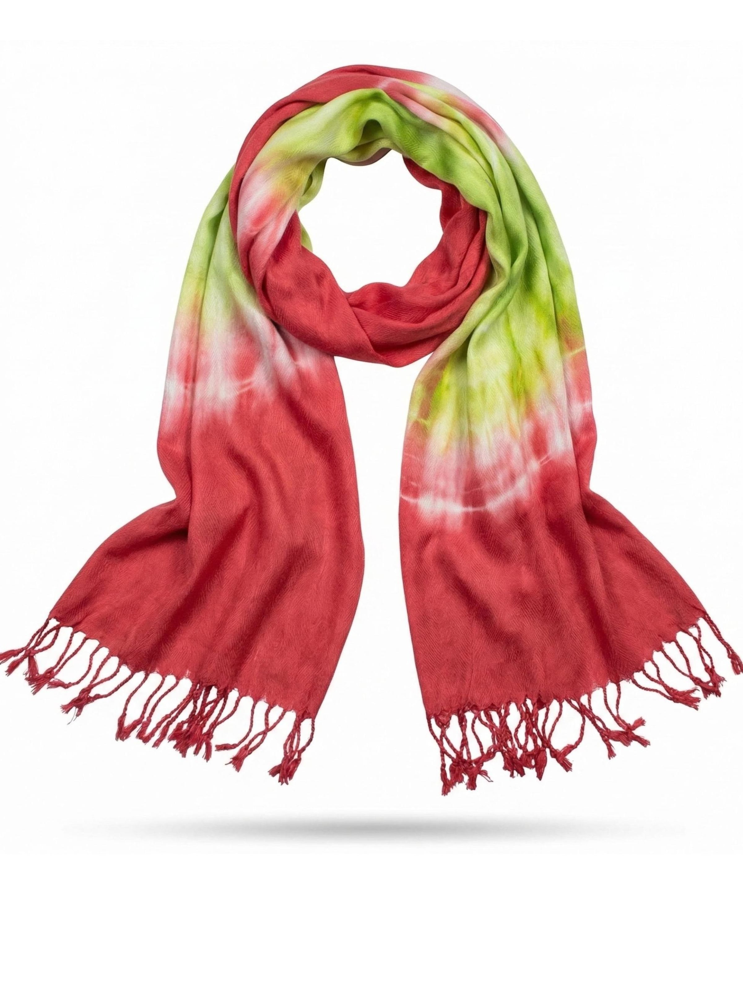 Sunsa Scarf 'Sunsa' in Red: front