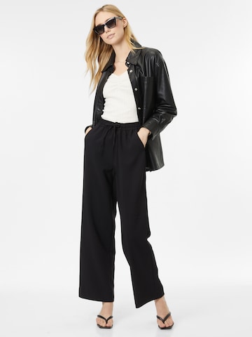 ONLY Wide leg Broek in Zwart