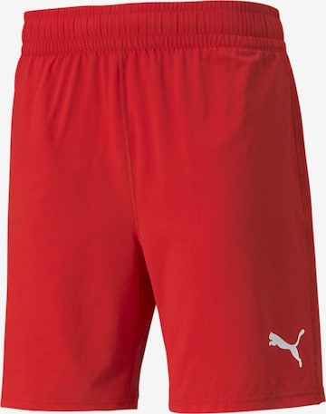 Pantaloni sportivi di PUMA in rosso: frontale
