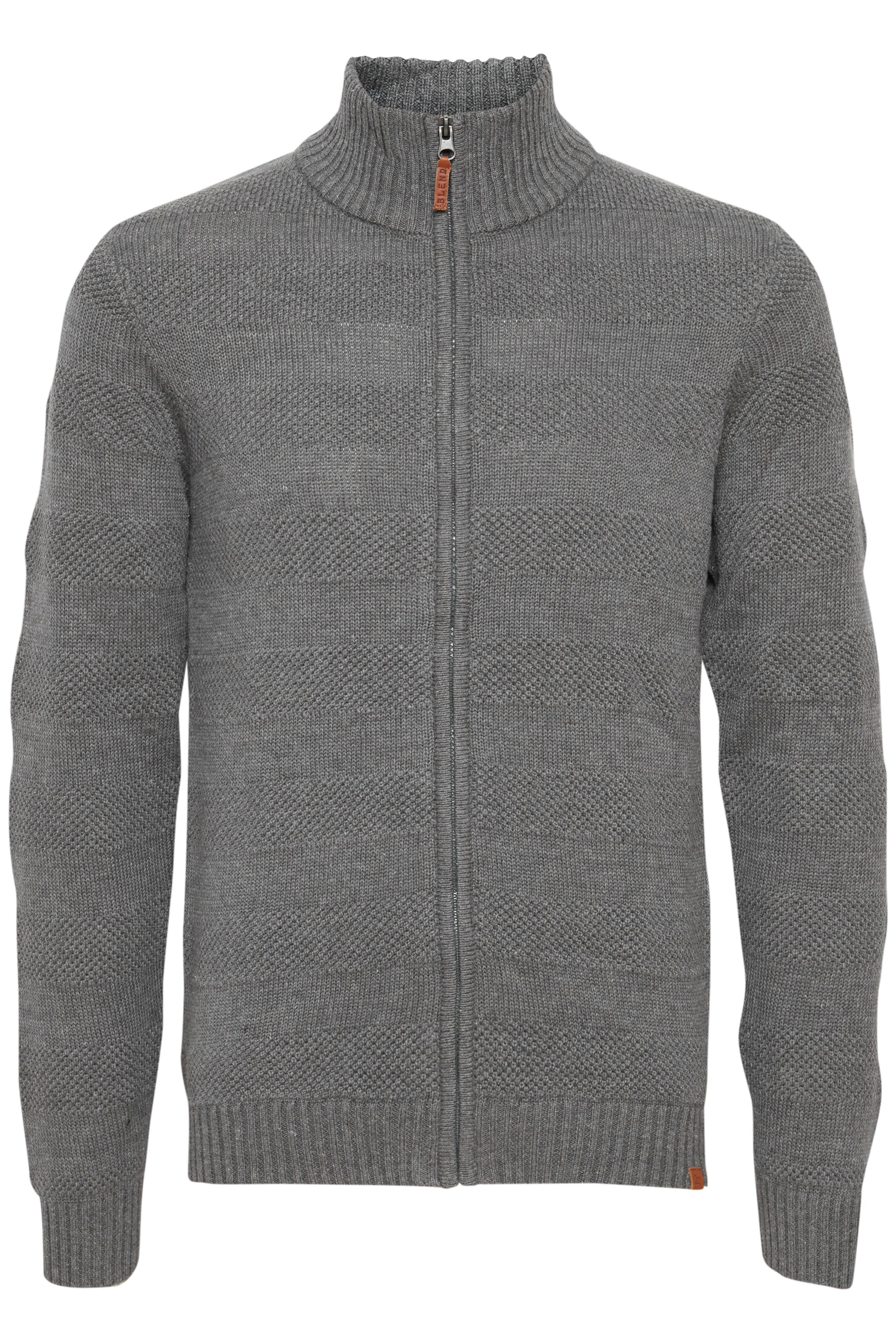 BLEND - Cárdigan 'Galmaro' en gris: frente