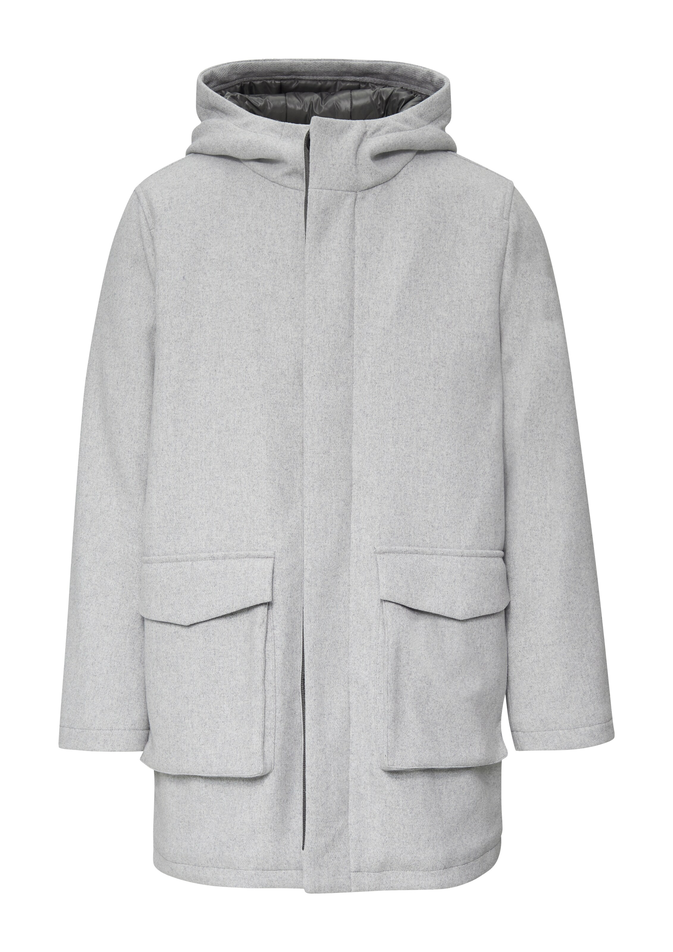 QS Übergangsmantel in Grau: Vorderseite