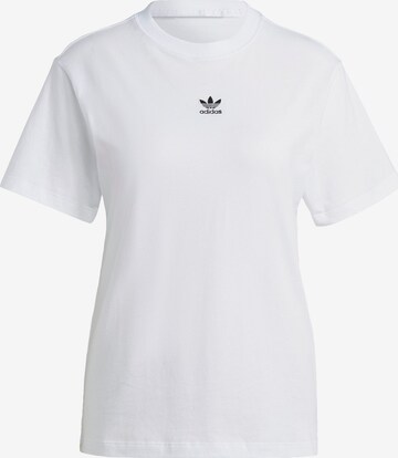 Tricou 'Adicolor Essentials' de la ADIDAS ORIGINALS pe alb: față