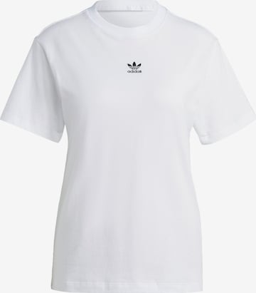 ADIDAS ORIGINALS Shirt 'Adicolor Essentials' in Wit: voorkant